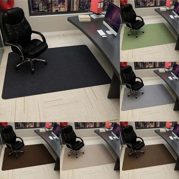 Tappeti 7 Taglie Colori Camera da letto Soggiorno Ufficio Sedia girevole Tappeto antiscivolo Protezione in legno Tappetino Gaming Desk Area Rug