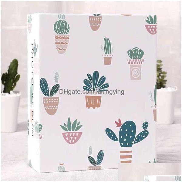 Alben Bücher Alben Bücher Cartoon 100 Taschen 6 Zoll P O Album Bild Aufbewahrungsrahmen Für Kinder Kinder Geschenk Scrapbooking Fall Drop D Otwqs