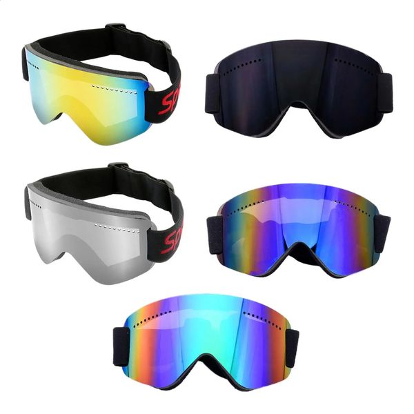 Skibrille, Antibeschlag, Motorrad-Überbrille, Snowboardbrille, dehnbarer Riemen für Männer und Frauen, Schutz 231109