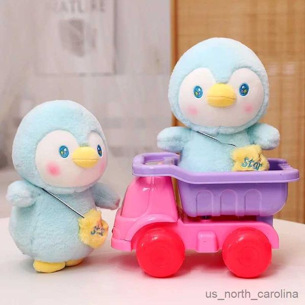 Doldurulmuş Peluş Hayvanlar 25cm Penguen Koyun Domuz Küçük Yumuşak Peluş Oyuncaklar Sevimli Karikatür Küçük Dolgulu Bebek Çocuklar Güzel Dolls R231110