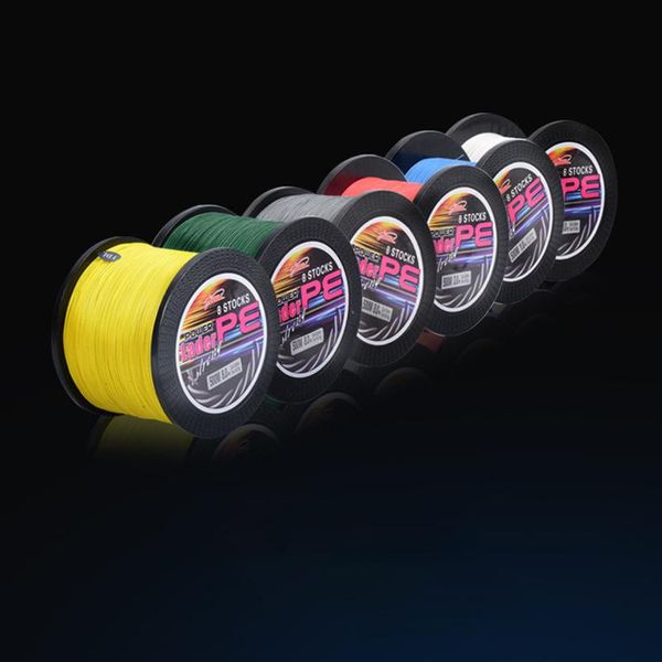 Fios trançados linha de pesca japonesa Durável Monofilament Rock Sea Thread Spool a granel todo tamanho 0,4 a 10 tranças