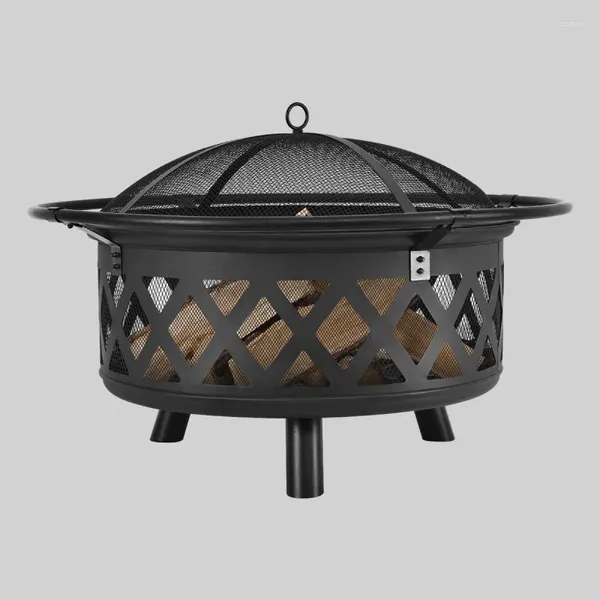 Werkzeuge Haushalt Runde Grill Herd Braten Outdoor Hof Brennholz Holzkohle Heizung Brazier