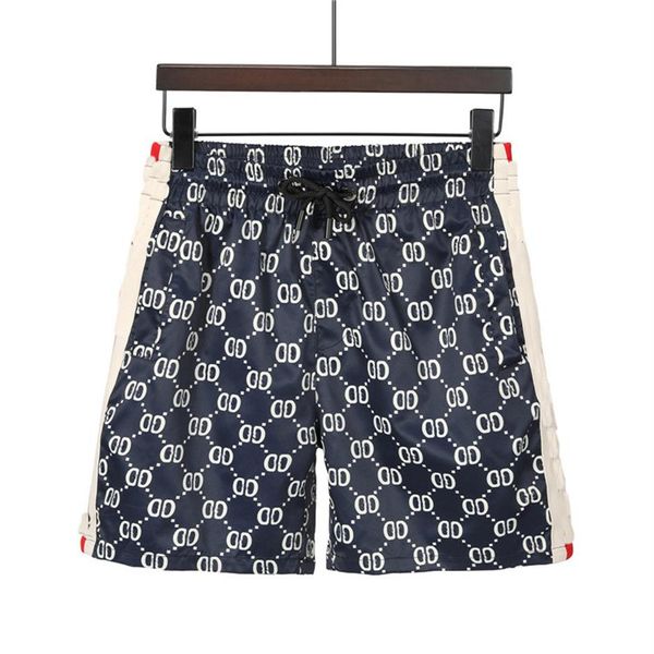 Mens Shorts Designer Verão Mulheres Homens Shorts Listrados são Elegantes Nadar Curto Casual Esportes Ginásio Secagem Rápida Homem Calças de Praia Preto A218n