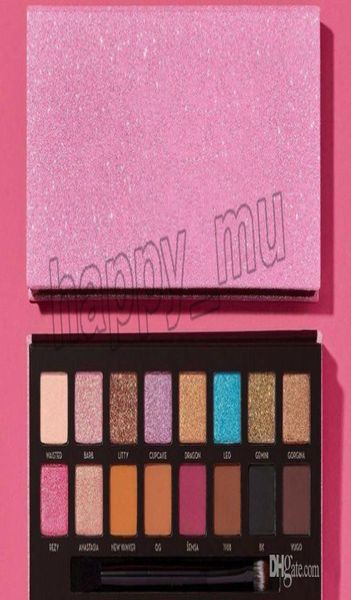 Fabbrica diretta DHL Nuovo trucco Occhi Marca Amrezy Eyeshadow Palette 16 colori Shimmer Matte Eye Shadow8895900