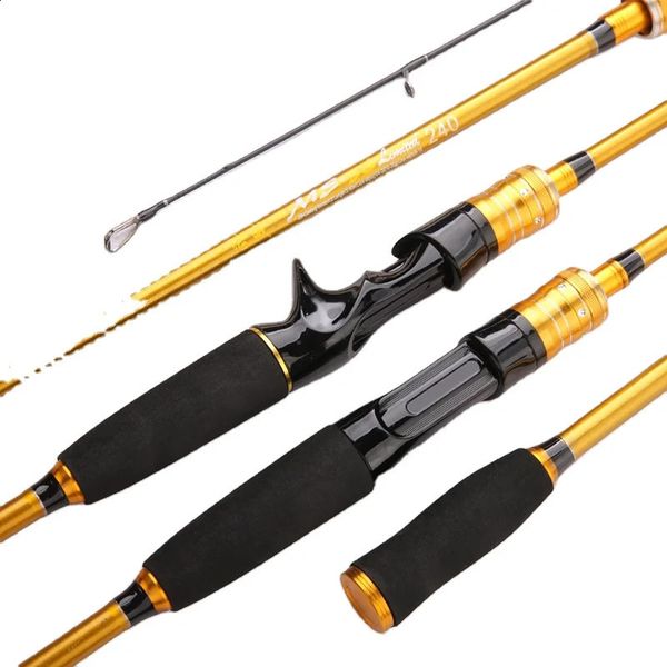 Varas de pesca de barco girando fundição de fibra de carbono 1.8m pólo de pesca isca peso 10-30g peso de linha 8-15lb oceano praia ação rápida isca varas de pesca 231109