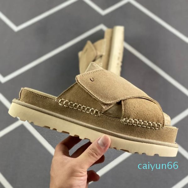 Goldenstar Nero Beige Clog Slipper Boston Zoccoli Golden Star Sandalo da spiaggia Cross Slides Donna Uomo Autunno Senape Seme Castagna Scarpe invernali