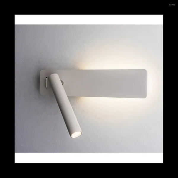 Lampada da parete Moderna Sconce Comodino Home Living Room Decor Lettura Illuminazione interna Led Camera da letto Corridoio Luce notturnaB