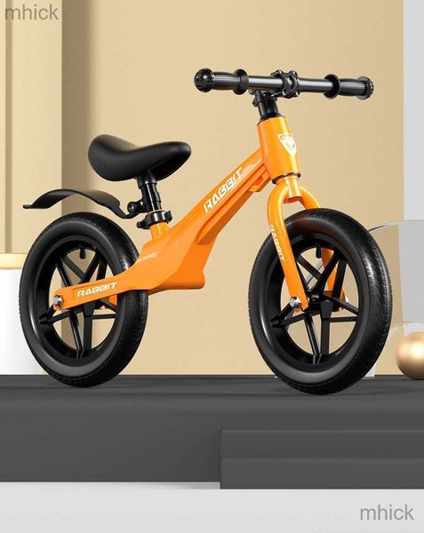 Pedali bici 14 pollici Balance Bike Kids 2-8 anni No Pedal Scooter Boy Baby Girl Little Toy Bicycle M230410