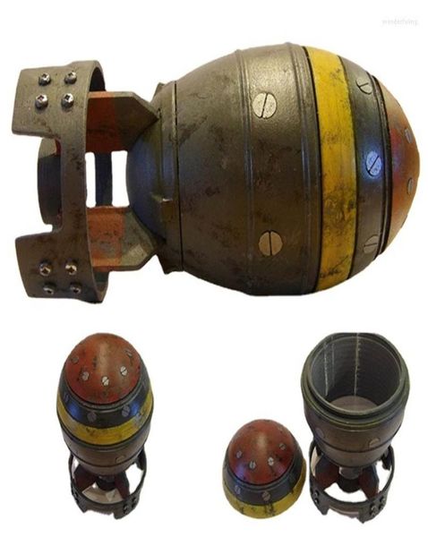 Dekorative Figuren Mini Nuke Bombe Lagerung Box Retro Harz Figur Desktop Kunst Handwerk Dekor Für Zuhause Schlafzimmer Büro Tischplatte Dec3830182