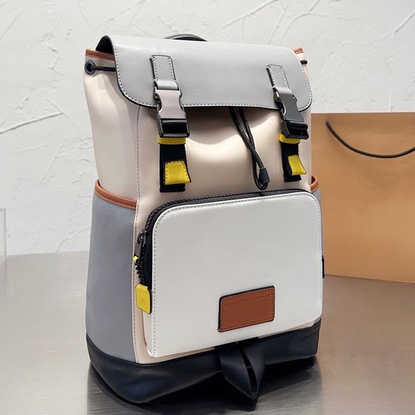 Designer-Tasche, modischer Rucksack, große Kapazität, Umhängetasche, Herren- und Damenmode, gespleißte Computertasche, klassische Tragetaschen