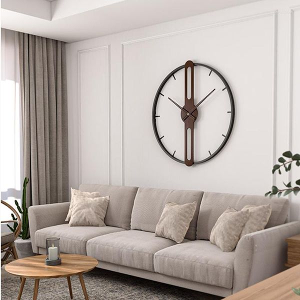 Wanduhren Licht Luxus Kunst Uhr Wohnzimmer Haus Dekoration Moderne Einfachheit Kreative Schlafzimmer Mode Uhr Wohnkultur