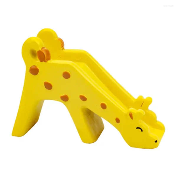 Gartendekorationen, Auto-Spielzeug, Babys, Giraffe, Rutsche, schöne Verzierung, Innen-Kuchen-Ornamente, Desktop-Harz-Dekoration für Kinder und Kinder