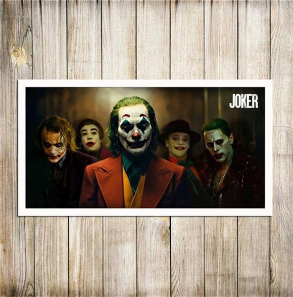 Pôster do filme The Joker Arte de parede Pintura em tela Arte de parede para sala de estar Decoração de casa sem moldura3397055