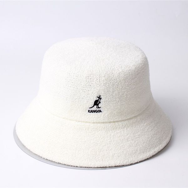 Kangol Cappello da pescatore da donna Cappello da pescatore da donna Cappello da pescatore coreano Trendy Unisex Collezione casual Flat Dome Beanie Cappelli da sole Taglie diverse