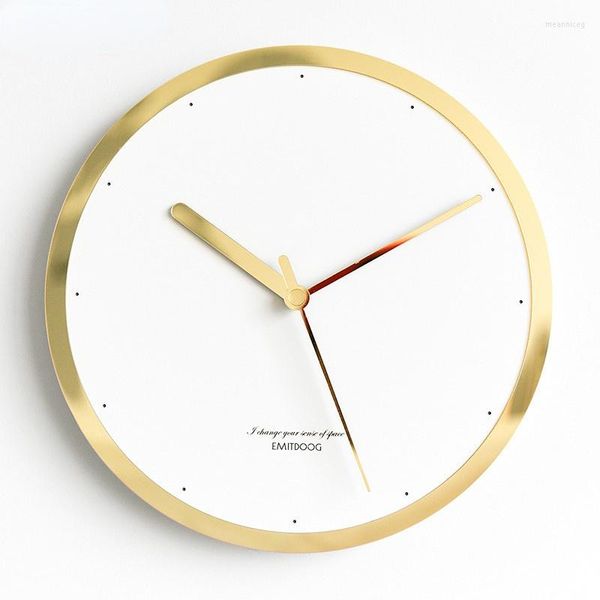 Orologi da parete Orologio creativo minimalista moderno Camera da letto nordica americana Soggiorno Decorazione Personalità della casa