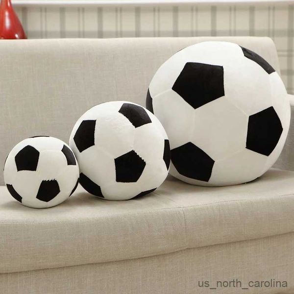 Doldurulmuş peluş hayvanlar 20cm/30cm/45cm yumuşak futbol şekli doldurulmuş bebek futbol peluş oyuncak çocuklar bebek hediyesi yeni maskot top parti oda dekorasyonu R231110