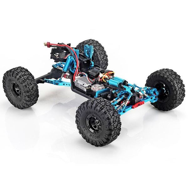 Freeshipping RC CAR RTR 24G 4WD 4 kanal 4x4 70km/s RC Araba Çöl Kamyonu Fırçasız Metal Yükseltme PK WLTOYS 12428 12423 OXJXV