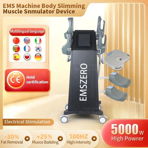 DLS-EMSlim 4/5 lida com os músculos da RF emszero esculpindo gordura Reduce Neo ems 13 Tesla Muscle Stimulator Máquina de escultura Papts Pelvic disponível