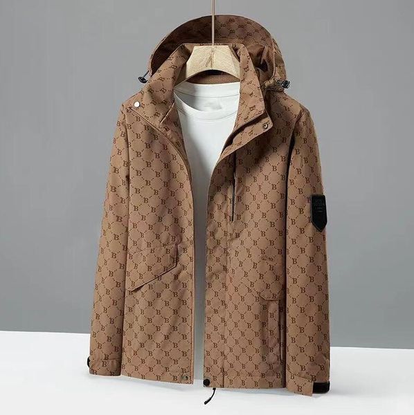 Cappotto da uomo di design giacca invernale impermeabile Felpe con cappuccio Spallina Capispalla Giacca a vento Cerniera con cappuccio vestiti parka cappotti