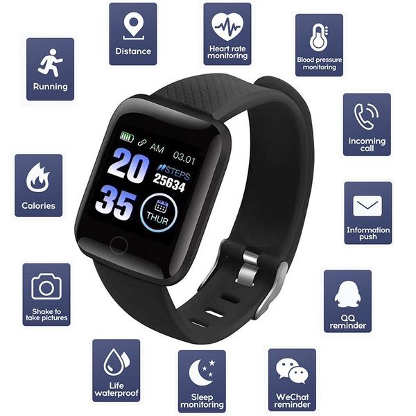 Orologi da polso Orologio sportivo digitale unisex intelligente Orologio da donna da uomo Orologio da polso elettronico a led Bluetooth Fitness Fashion