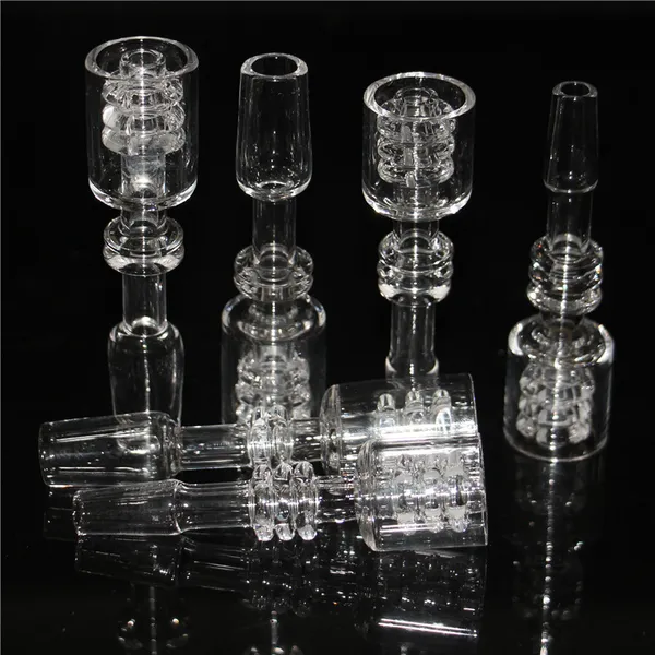 Diamond Knot Quartz Domless unha Fumaça com Marias 10mm14mm19mm machos femininos transparentes de fumar cachimbos de fumantes de vidro Bongos de vidro