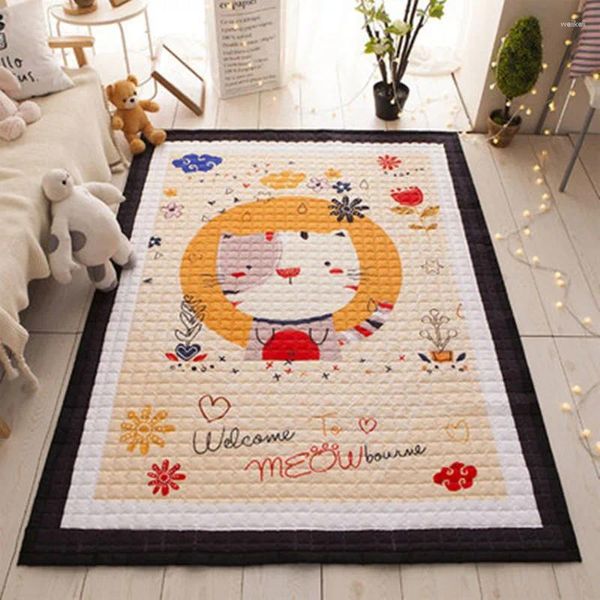 Tapetes nórdicos inseto algodão Kids Toys Carpet Baby brincar de tape