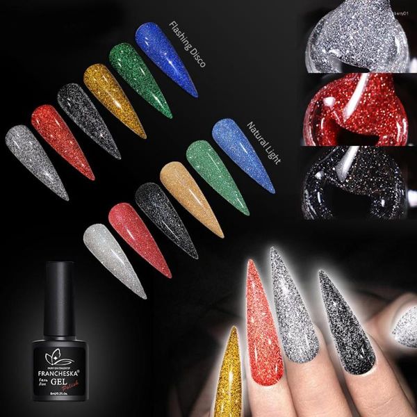 Nagelgel 8ml Painting Glitter Maniküre für Decklack Diamond Dazzling Hybrid Semi Permanent Base