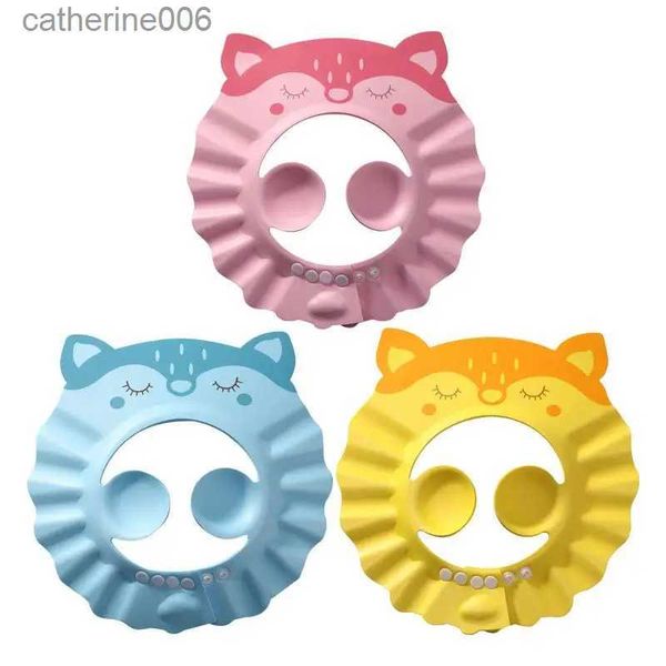 Cuffie da doccia Baby Shower Visiera impermeabile per bagnetto con protezione per le orecchie per lavare i capelli Visiera di sicurezza regolabile in morbido silicone PP TPEL231110