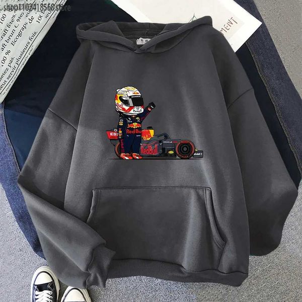 Moletons masculinos Moletons Mini F1 Hoodie Hot Game Gráfico Moletons Kpop Roupas Hip Pop Streetwear Mulheres Y2K Sudaderas Moletom Oversized Hoodies Homens Q231110