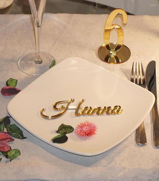 Decoração de festa personalizada a laser de acrílico cortada tag hóspedes hóspedes placas de casamento tabela de convite de casamento