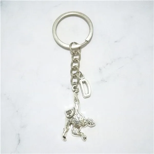 Schlüsselanhänger Affen-Schlüsselanhänger Orang-Utan-Schlüsselanhänger Initial-Schlüsselanhänger Tier