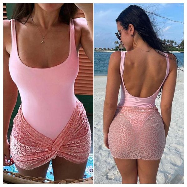 Vestidos de trabalho sexy jacquard saias conjunto de duas peças mulheres noite clube rave outfit camis bodysuit tops e mini saia de cintura baixa conjuntos de correspondência