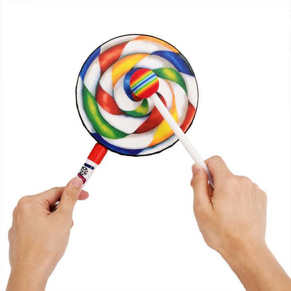 Schöne 5 Skalen Lollipop Trommeln Musik Unterrichten Kinder Musical Percussion Instrument Pädagogisches Spielzeug Geburtstag Geschenk