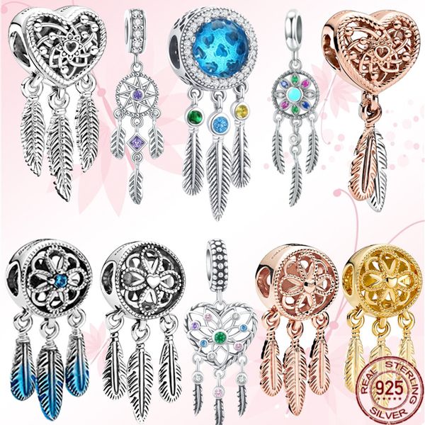 925 Sterling Silver Pandora Charms Phantom Hunter Trip Bead é adequado para pulseiras clássicas faça você mesmo joias femininas presentes acessórios de moda