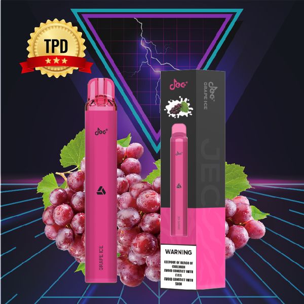 Yeni Tek Kullanımlık E Sigara JEC Vape 2ML 600 Puffs ile Tek Kullanımlık Orijinal Satış Orijinal 600 Tek Kullanımlık Vape Pod Ekipman Puf 800 Vapes 500