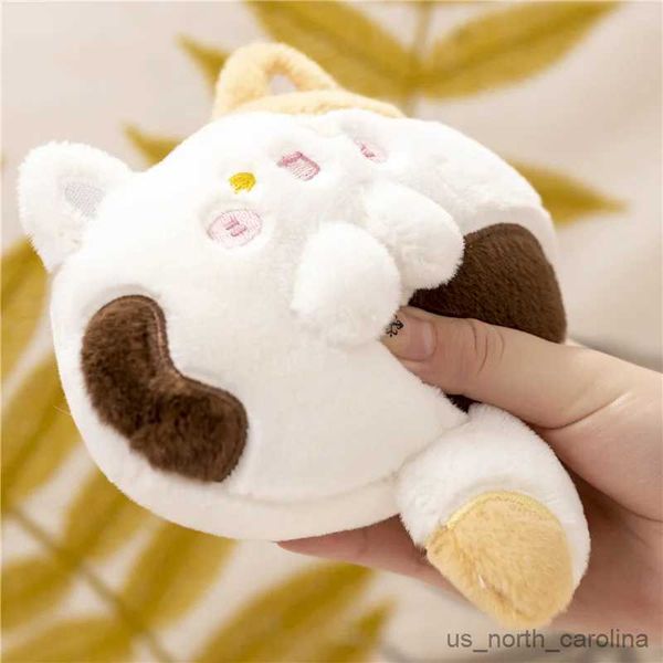 Animali di peluche ripieni Piccolo gatto nero Bambola di peluche Cartone animato Farcito Colori Borsa per ragazza Portachiavi Ciondolo Giocattoli