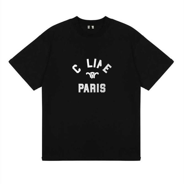 Tasarımcı Yeni Kadınlar Tişört Gömlek Yüksek Baskı Yaz Büyük Mektup Süet Baskı Gevşek Kollu T-Shirt