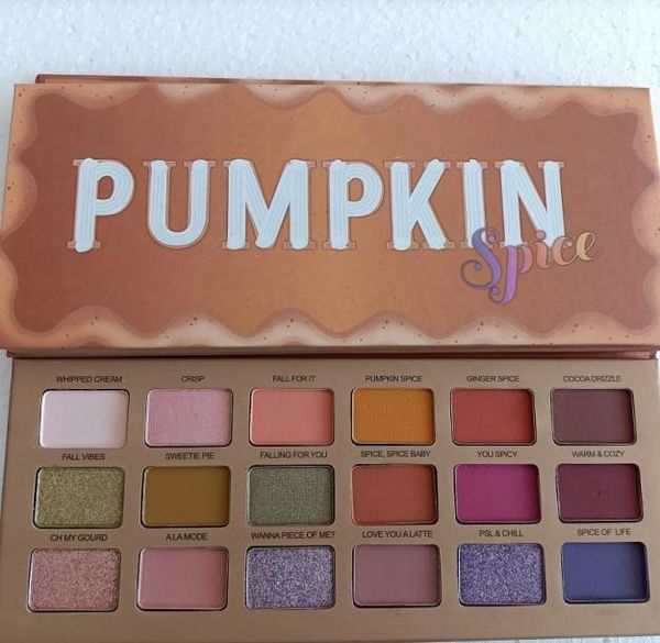 TOP QUALITÀ Palette per trucco ombretto limitato natalizio 18 colori Ombretto impermeabile color zucca arancione1285723