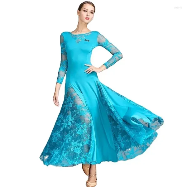 Сценическая одежда, платья для бальных танцев, конкурсная женская стандартная юбка для фламенко