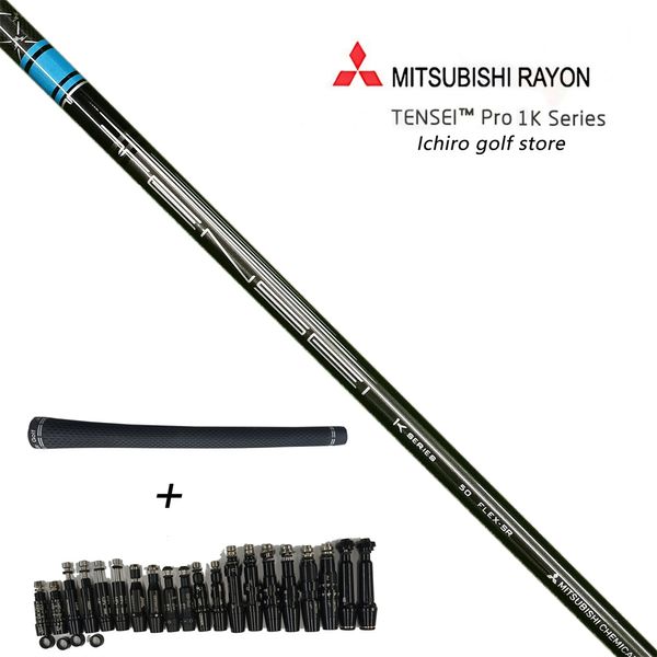 2023 TENSEI Pro blu 1K Golf Club Shafts Flex 50 R/SR/S Albero in grafite Manicotto e impugnatura per assemblaggio gratuito Forniture per golf