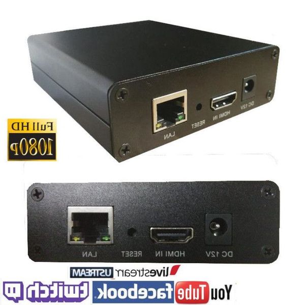 Бесплатная доставка Vision H264 HD-MI Video Encoder, потоковый кодировщик HD-MI Transmitter, кодер прямого вещания H264, IPTV-кодер Ossmi