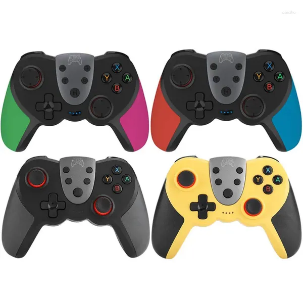 Controladores de jogo sem fio Bluetooth Controller Switch Pro Gamepad para console com giroscópio de vibração NFC