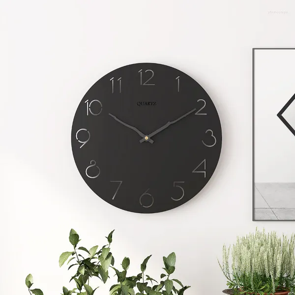 Orologi da parete Decorazioni per la casa in legno Soggiorno cinese Reloj De Pared Creativo