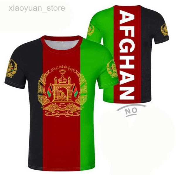 T-Shirts für Männer AFGHANISCHES T-Shirt Kostenloser benutzerdefinierter Name Nummer Afg Slam Afghanistan Arabisches T-Shirt Persisch Pashtu Islamischer Druck Text Foto Flagge AF Kleidung M230409
