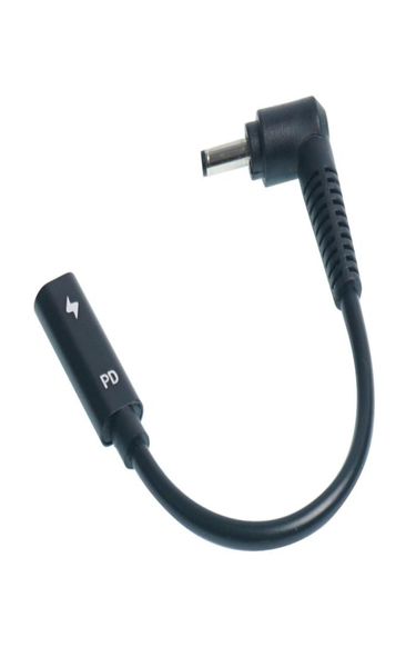 USBC type c vrouwelijk naar DC Tip 40mm 135mm Netsnoer Koord Voor Asus Zenbook Vivobook laptops3136154