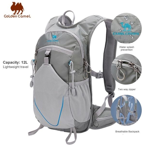 Borse da esterno GOLDEN CAMEL 12L Zaino da alpinismo Borsa da arrampicata ultraleggera impermeabile per uomo Zaini da campeggio Escursionismo Ciclismo Scuola 231109