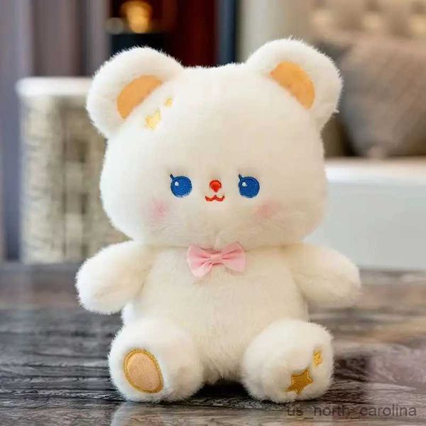 Мягкие плюшевые куклы-животные, маленькая кукла-кролик, белая детская плюшевая игрушка, кукла с галстуком-бабочкой для девочек, плюшевые мягкие игрушки, куклы-патунги