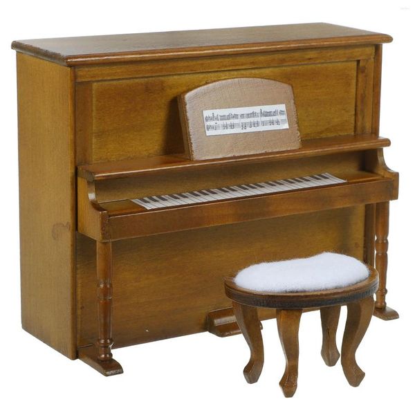 Decorazioni da giardino Casa in miniatura Accessori per pianoforte Modello Decor Mobili Strumento musicale