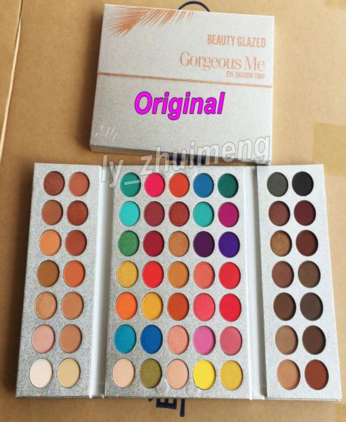 Make-up-Lidschatten-Palette Beauty Glazed 63 Farben Gorgeous Me Lidschatten-Tablett gepresster Puder schimmernd matt Lidschatten Cosmetics Top 8148680