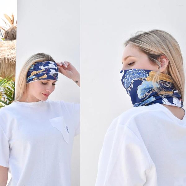 Bandanas Sonnenschutz Seide Bandana Schal Radfahren Outdoor Angeln Magic Face Handtuch Männer und Frauen Modelle Maske Sport Halsabdeckung